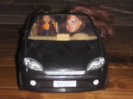 Vintage Barbie Doll toy cars