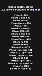 iPhone cracked screen/glass/lcd repair fast affordable