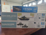 3 Trumpeter model kits