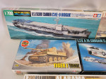 10 Model Building Kits: Battleships, Wars Air Planes and Tanks