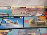 10 Model Building Kits: Battleships, Wars Air Planes and Tanks