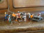 Geobra Playmobil Deluxe Knight Original Castle Play Set 70s VTG