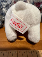 16 Mini 4” Coca Cola plush Polar Bears