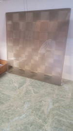 Etech handmade glass chessboard