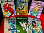 Early 2000's Neopets Game Cards, Puzzles & Magazines