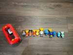 Daniel Tiger trolley and characters