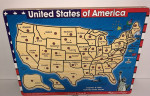 Melissa & Doug USA Map Wooden Sound Puzzle-Educational