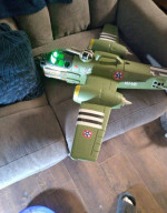 Plastic airplane