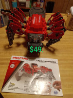 #239... meccano robot spider game