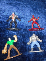 Jada metal figurines (10 total)