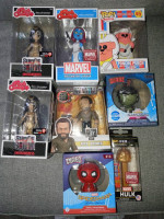 8 toy character's