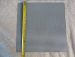 2 Grey Lego extra-large base plates