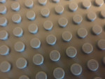 2 Grey Lego extra-large base plates