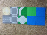 Ten (10) LEGO Square Base Plates 10" x 10"