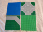 Ten (10) LEGO Square Base Plates 10" x 10"