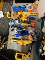 nerf gun bundle. At least seven or eight toys plus accessories and yes
