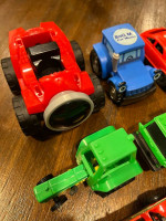 6 Kids Plastic Toy Cars/Trucks