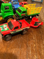 6 Kids Plastic Toy Cars/Trucks