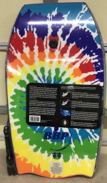 BBP PRO SERIES Hard Slick 33” Body Board with Wrist Leash