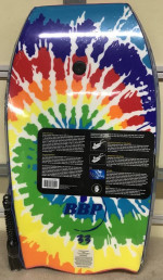 BBP PRO SERIES Hard Slick 33” Body Board with Wrist Leash