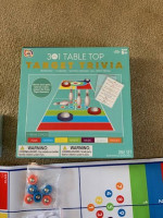 New - 3 In 1 Table Top Target Trivia - Ages 5+