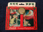 Coca Cola nostalgic Santa playing cards, 1996