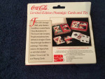 Coca Cola nostalgic Santa playing cards, 1996