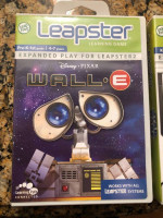 TWO ! Leapster Learning Games - Star Wars Jedi Math & Disney Wall-E