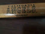 California Angels souvenir wood bat, copyright 1993