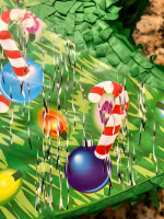 Christmas Tree Piñata with Gift Bags & Blindfold!