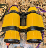 Texsport Official Trail Canteen Aluminum & Toy Binoculars!