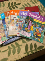 7 Vintage children’s Highlights Magazine with Hidden Pictures