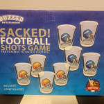 SACKED Football Shots Game Includes 8 Shot Glasses new selling for onl