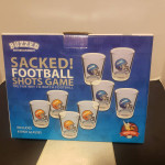 SACKED Football Shots Game Includes 8 Shot Glasses new selling for onl