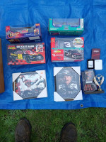 Dale Earnhardt and Jeff Gordon racing memorabilia