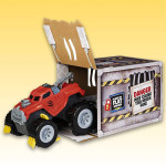 The Animal Truck, Interactive Unboxing Toy w/ Retractable Claws,Lights