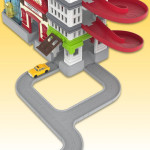 Big City Cruisin’ DRIVEN Playset by Battat. 7 Pcs. Set