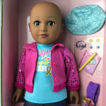 My Life As Survivor Doll Play Set, 9 Pcs. 18". Brown Eyes & Dark Skin