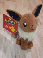 Vintage Pokemon Eevee #133 Plush Nintendo 1998 by Hasbro 5" Tall Plush Toy NEW
