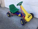 Original Germany Kettcar Race Car with Very Rare Stick Shift