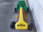 Original Germany Kettcar Race Car with Very Rare Stick Shift