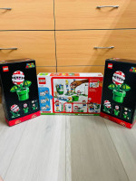 LEGO Mario Lot 3 Sets 71409 Big Spike’s Cloudtop Challenge 71426 Piranha Plant