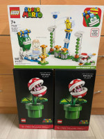 LEGO Mario Lot 3 Sets 71409 Big Spike’s Cloudtop Challenge 71426 Piranha Plant