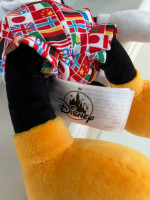 Rare Mickey Epcot Plush with Flags Pants