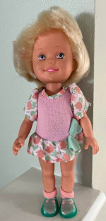 Vintage Playskool Dolly Surprise Hair Grows Doll