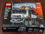 brand new retired LEGO #42043 motorized Mercedes Arocs truck