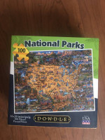 Dowdle Puzzle National Parks 100 Pc New Unopened