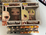 Various Funko pops and Funko keychain pops