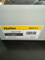 New Hurley Arlo Puff House Shoes- Beand new in box!  Color is gray.