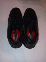 Like New Skechers Mens Nampa Black Comfort Work Shoes Size 12